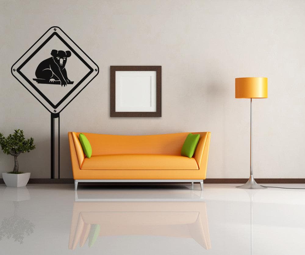 Vinyl Wall Decal Sticker Koala Sign #OS_AA485