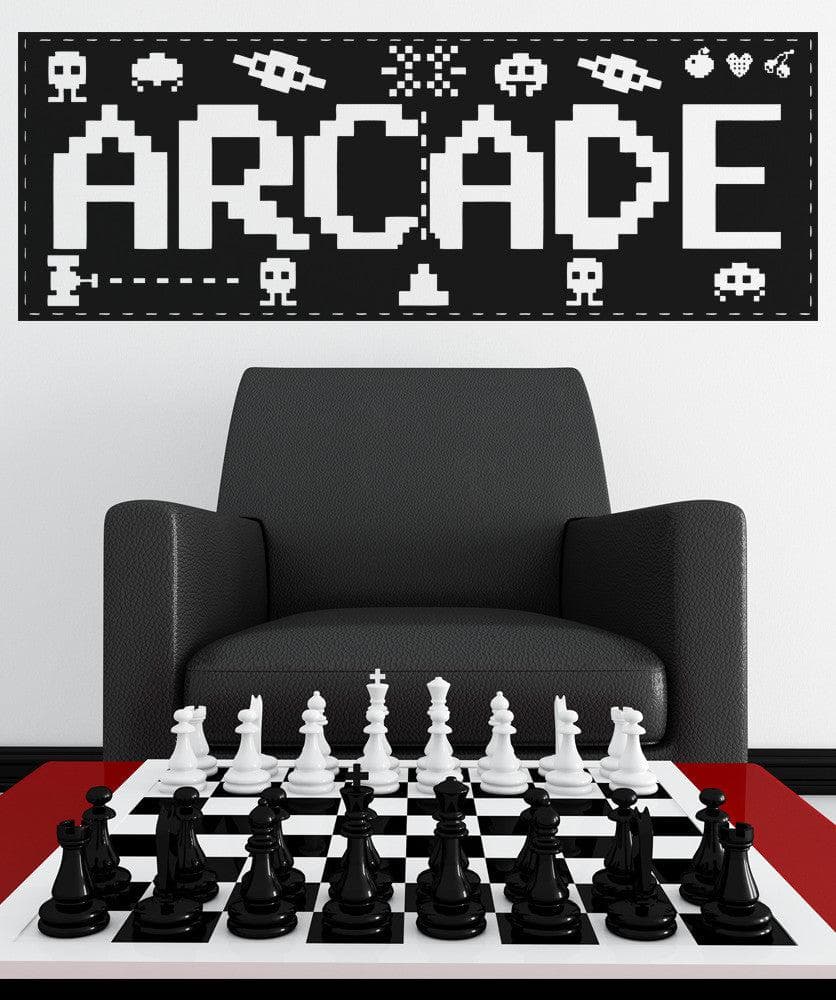Game Room Arcade Sign Wall Decal Sticker. #OS_AA442