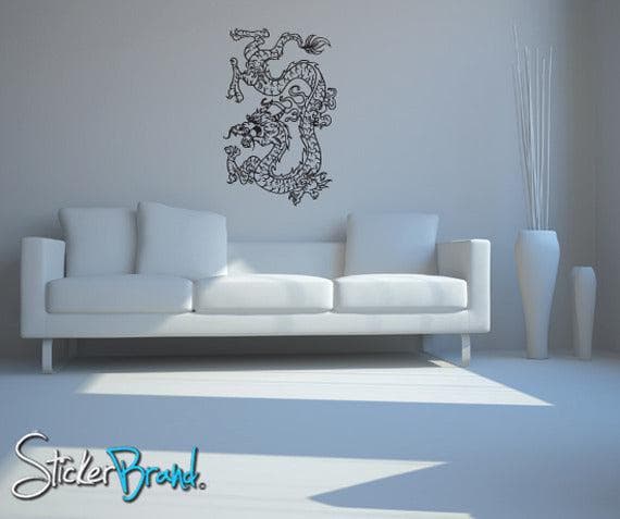Vinyl Wall Decal Sticker Chinese Dragon #823
