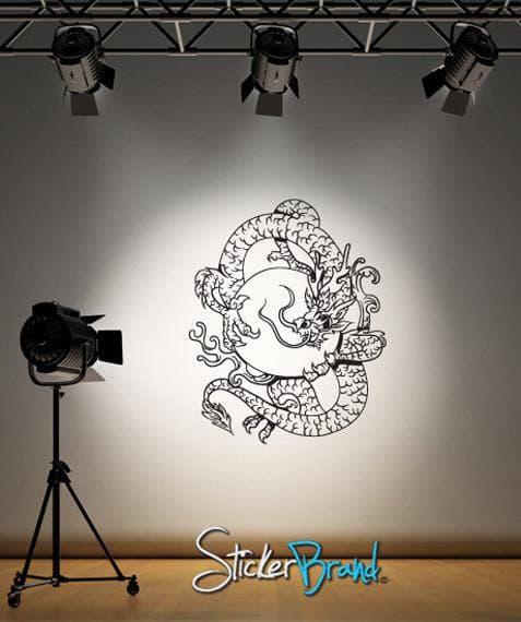 Vinyl Wall Decal Sticker Chinese Dragon #820