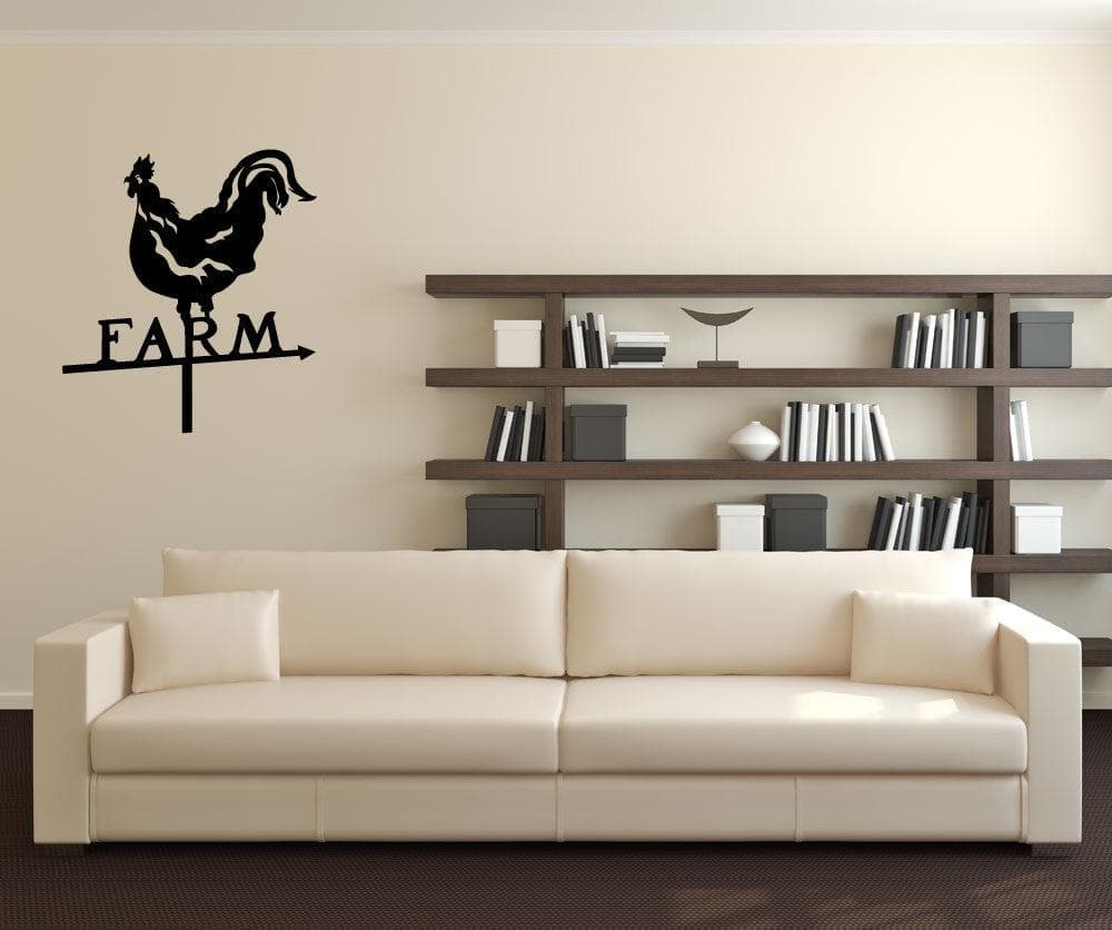 Vinyl Wall Decal Sticker Chicken Sign #OS_MG228