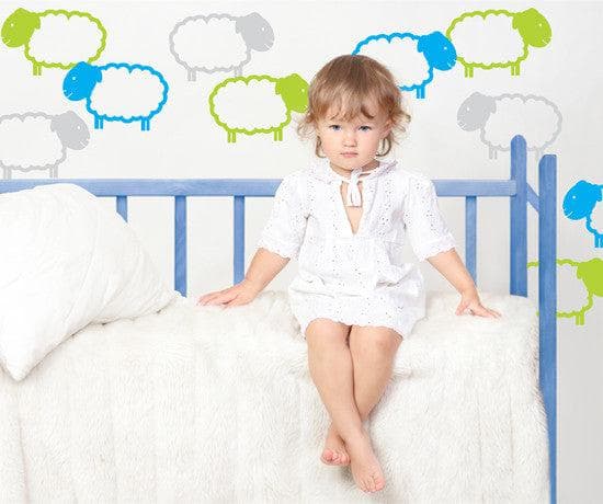 Vinyl Wall Decal Sticker Counting Sheeps Combination #MM140
