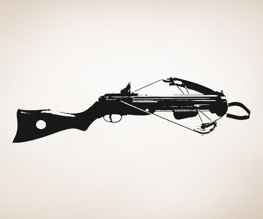 Vinyl Wall Decal Sticker Crossbow Side View #OS_AA528