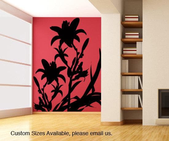 Vinyl Wall Decal Sticker Daylilies Flowers #AC154