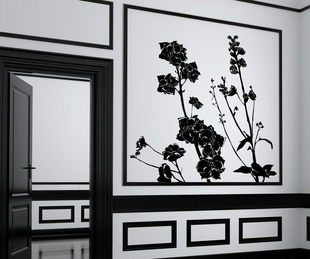 Vinyl Wall Decal Sticker Delphiniums #AC168