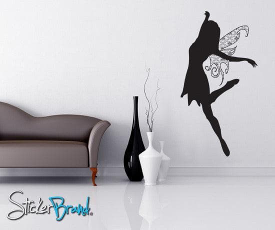 Vinyl Wall Decal Sticker Fairy Princess with Wings #AC127