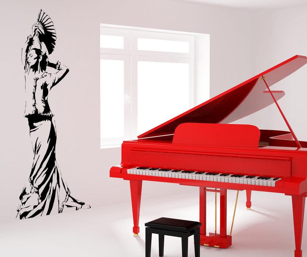Vinyl Wall Decal Sticker Flamenco Dancer #AC171