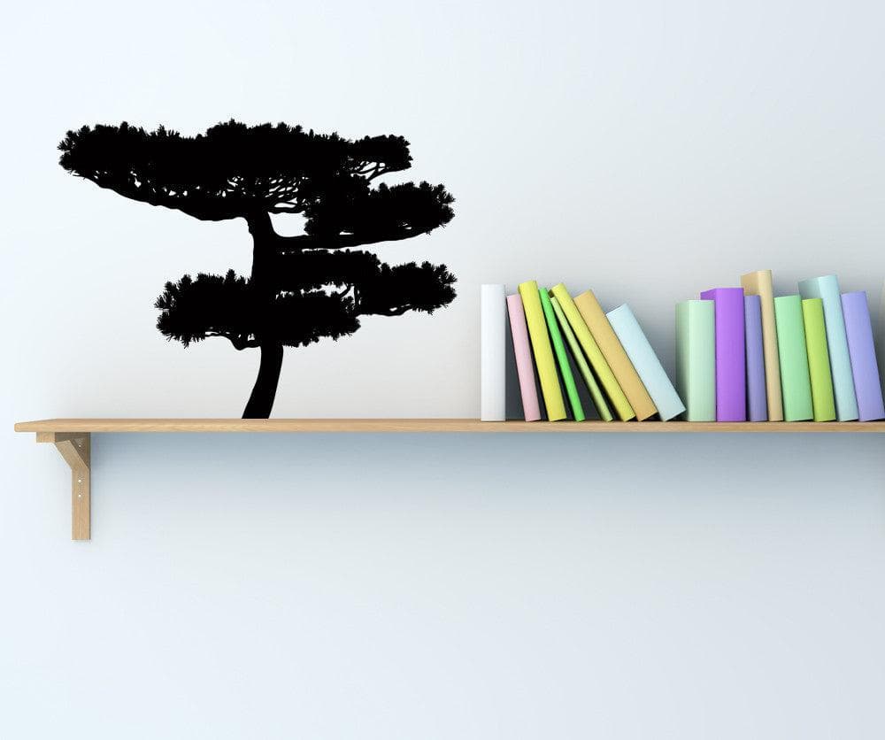 Vinyl Wall Decal Sticker Flat Bonsai #AC209