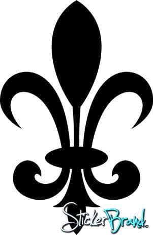 Vinyl Wall Decal Sticker French Fleur De Lys #KTudor107
