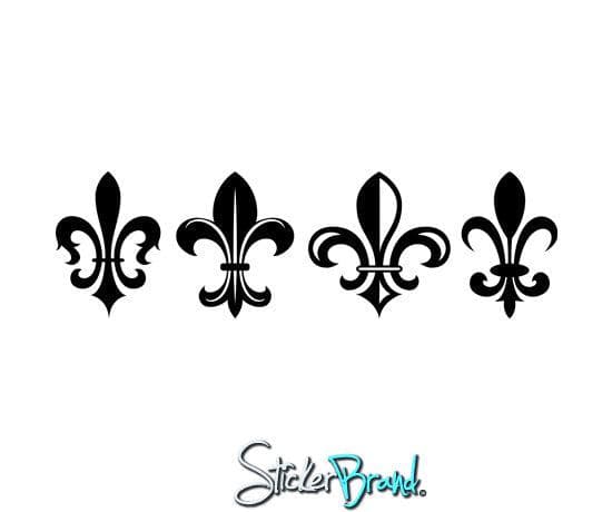 Vinyl Wall Decal Sticker French Fleur De Lys #KTudor110