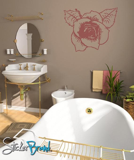 Vinyl Wall Decal Sticker Flower #805