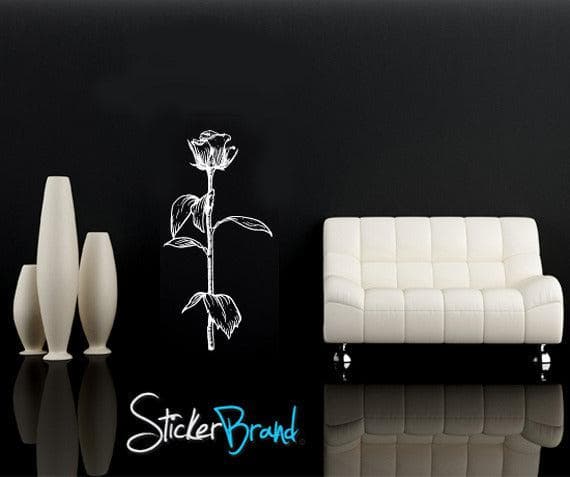 Vinyl Wall Decal Sticker Flower Floral #807