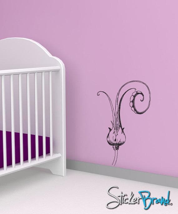 Vinyl Wall Decal Sticker Flower Sprouting #796