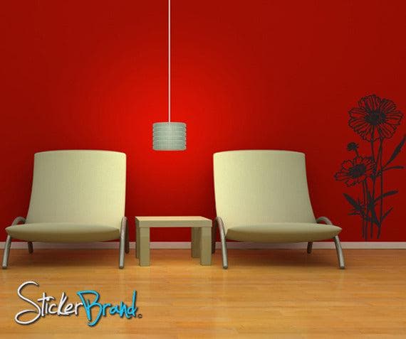 Vinyl Wall Decal Sticker Flower Blossoming #785