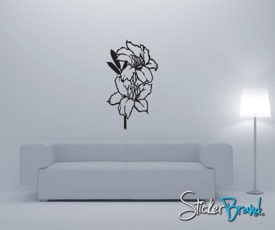 Vinyl Wall Decal Sticker Flowers #786
