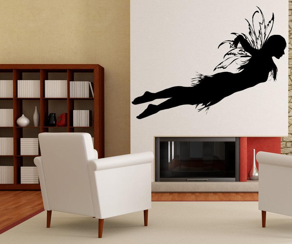 Vinyl Wall Decal Sticker Fairy in Flight #AC172