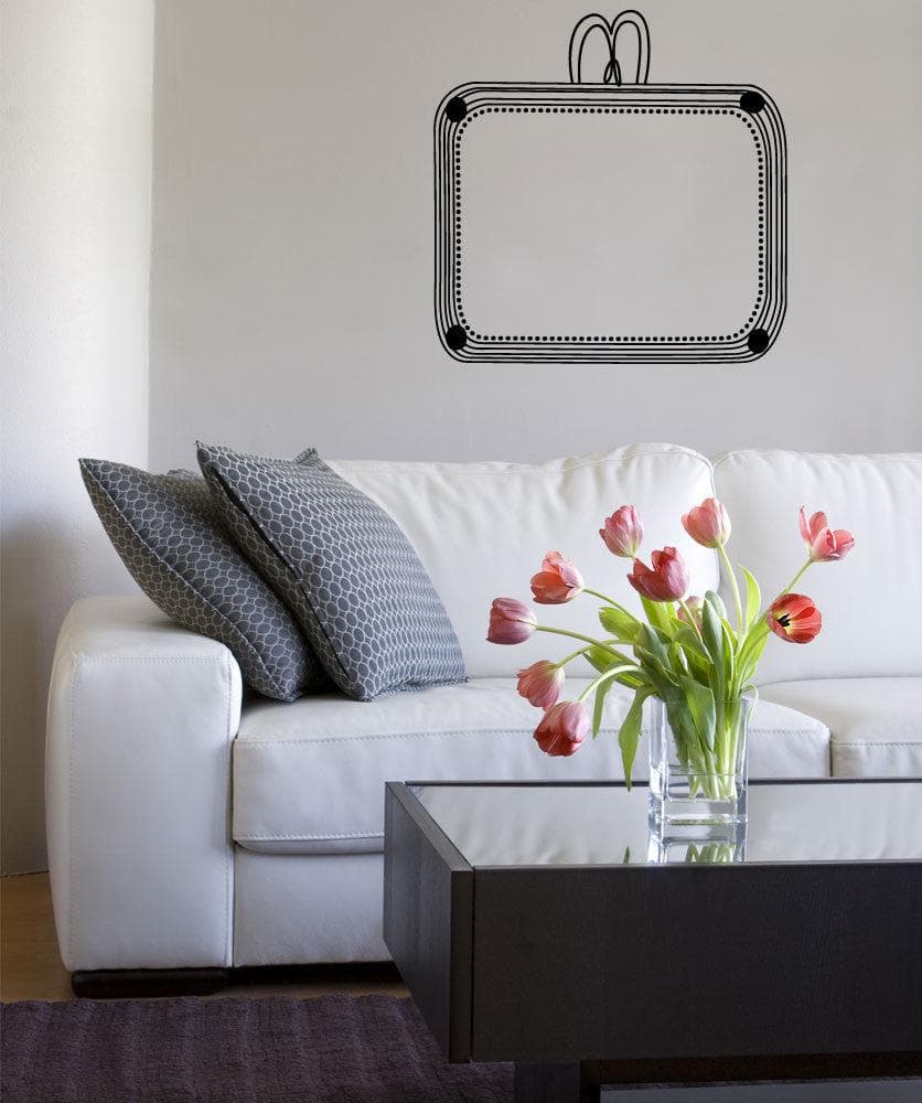 Unique Frame Vinyl Wall Decal Sticker. #OS_MG167