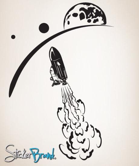 Vinyl Wall Decal Sticker Shuttle Launch #GFoster127