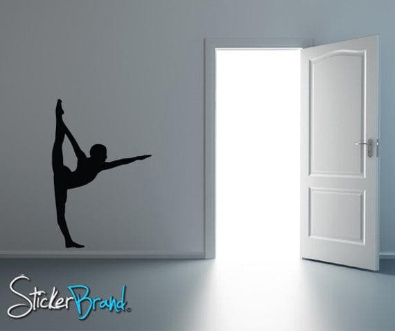 Vinyl Wall Decal Sticker Gymnastics Stretch #811