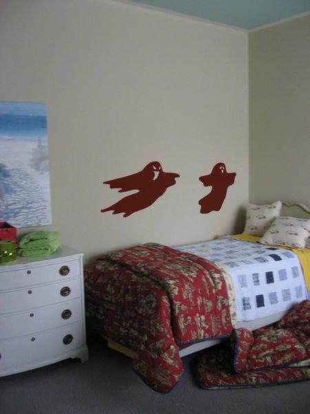 Vinyl Wall Decal Sticker Halloween Spooky Ghost #394