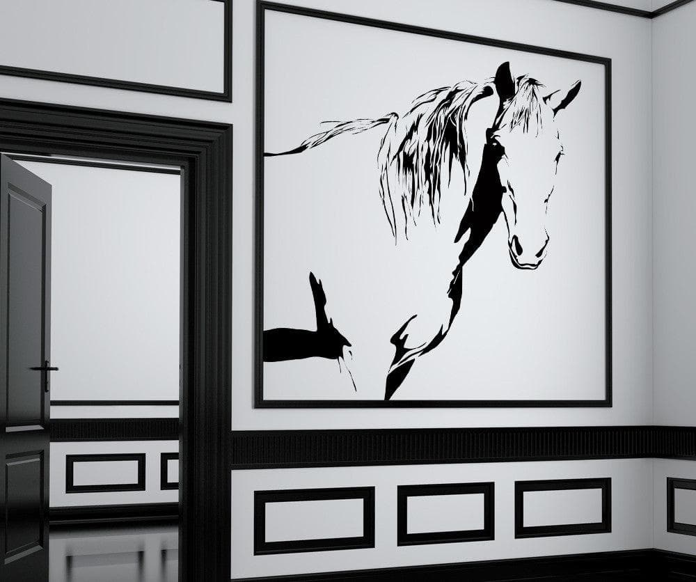 Horse Stallion Wall Decal. #AC175