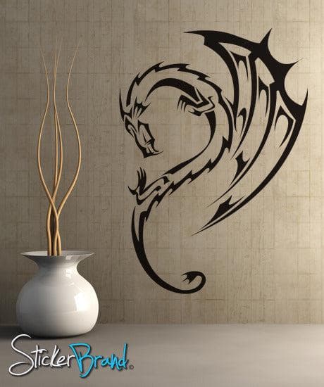 Vinyl Wall Decal Sticker Dragon Wing Fairytale #KRiley102