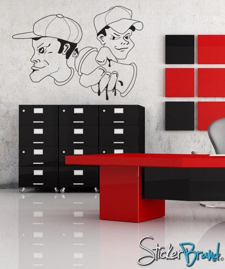 Vinyl Wall Decal Sticker Urban Graffiti #KRiley108