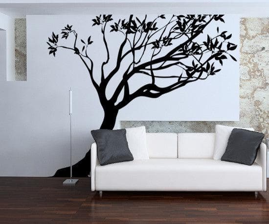 Leaning Tree Vinyl Wall Decal Sticker. #AC153