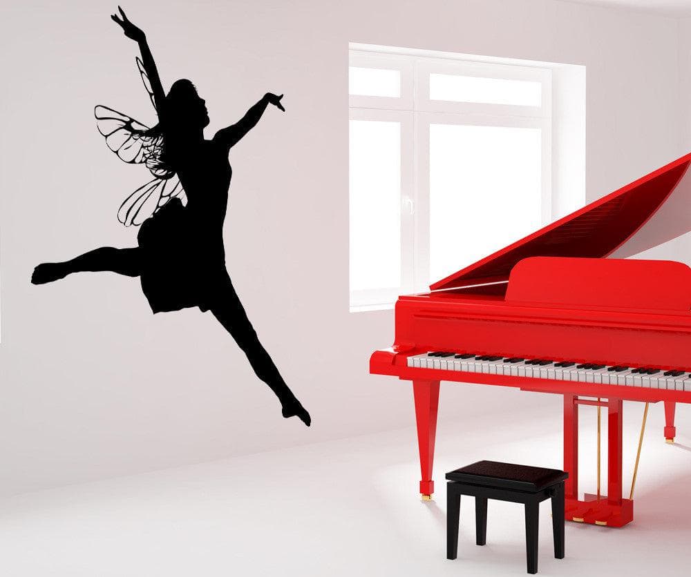 Vinyl Wall Decal Sticker Leaping Fairy #AC176