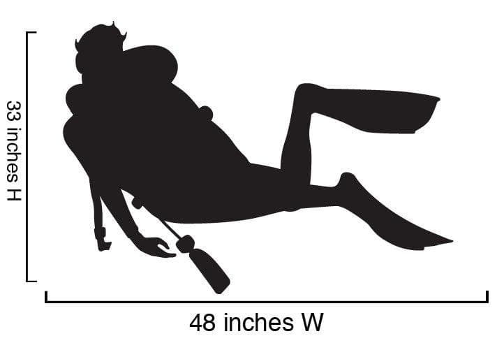 Vinyl Wall Art Decal Scuba Divers Diving 2 Decals #170