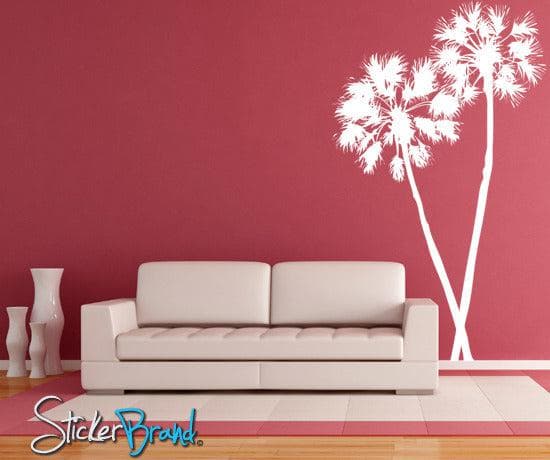 Vinyl Wall Decal Sticker Palm Trees (Pair) #AC115
