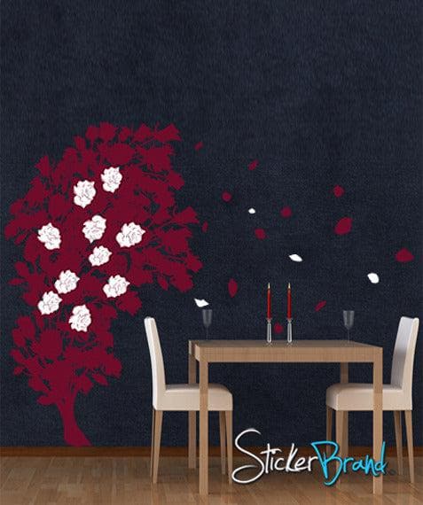 Vinyl Wall Decal Sticker Rose Bush Flying Paddles #GFoster159