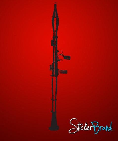 Vinyl Wall Decal Sticker RPG Weapon Abstract B&W #JH189