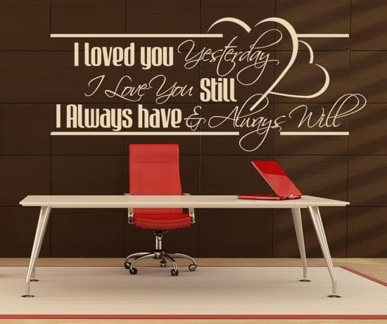 Vinyl Wall Decal Sticker Love Quote #BHuey118
