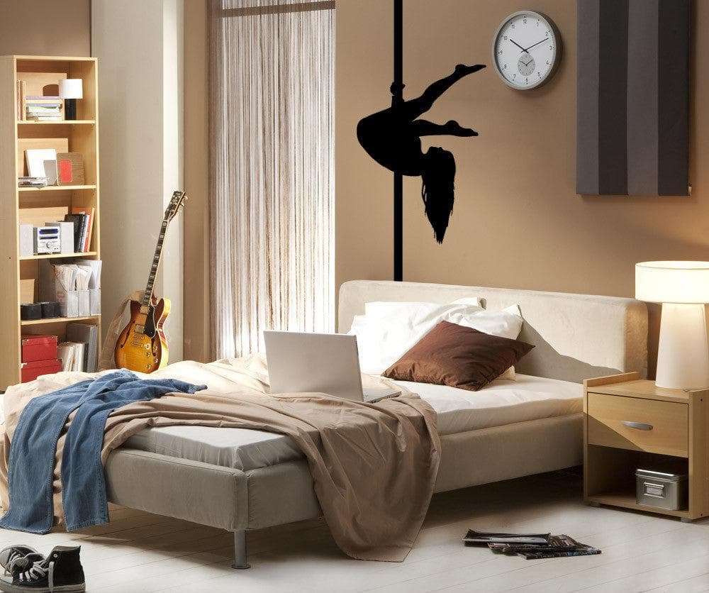 Vinyl Wall Decal Sticker Pole Dancer Silhouette #OS_MB528