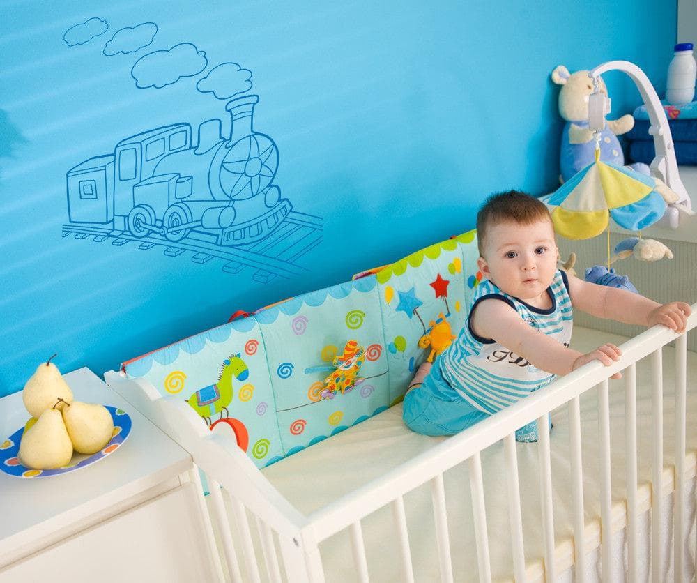 Vinyl Wall Decal Sticker Kids Train Engine #OS_AA215