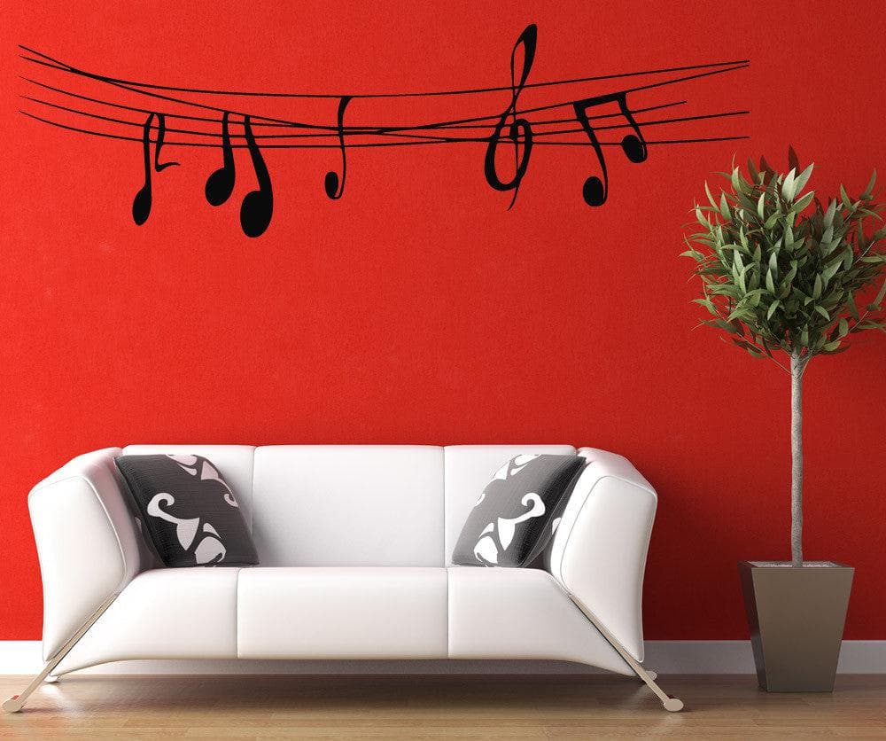 Vinyl Wall Decal Sticker Musical Notes #OS_MB510