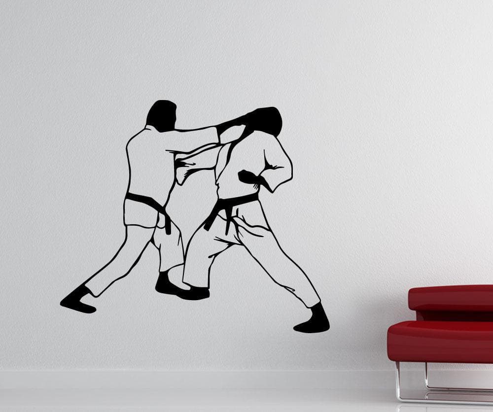Vinyl Wall Decal Sticker Martial Arts Fight #OS_MB546