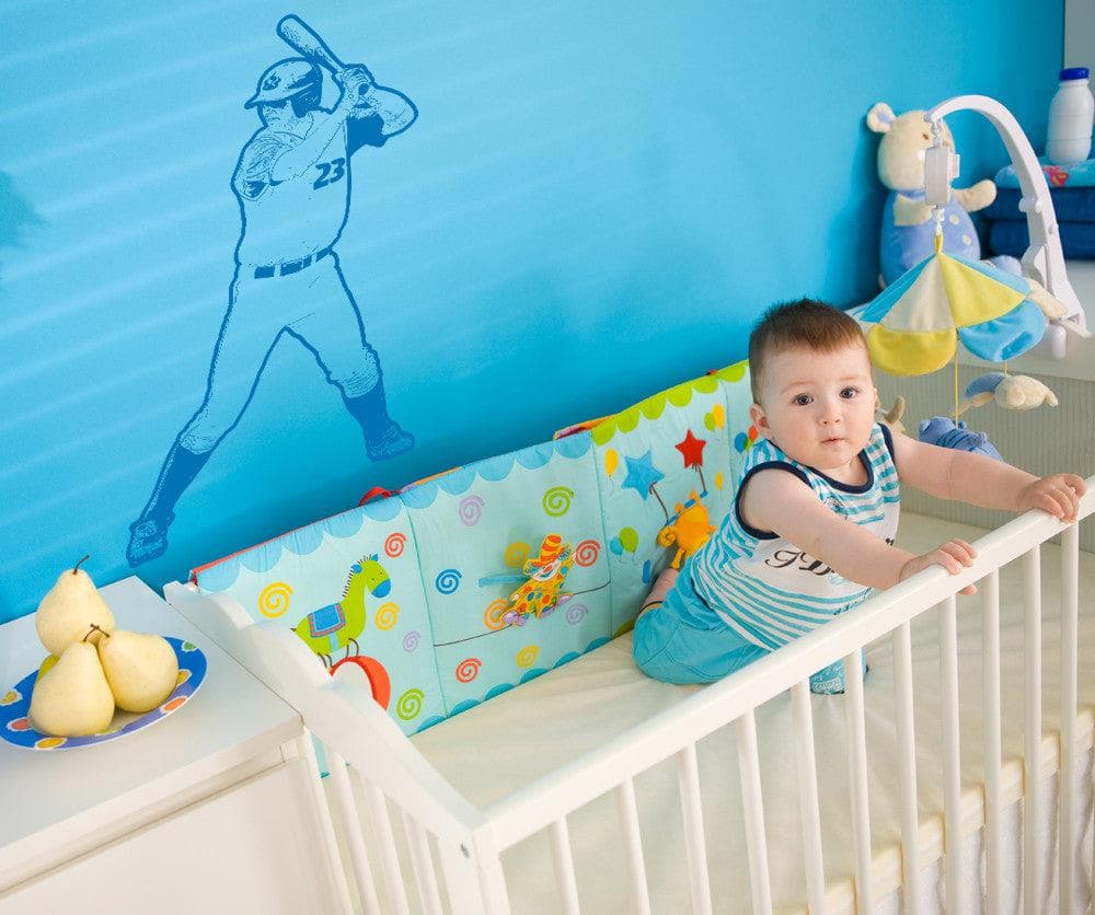 Vinyl Wall Decal Sticker Baseball Player #OS_AA178