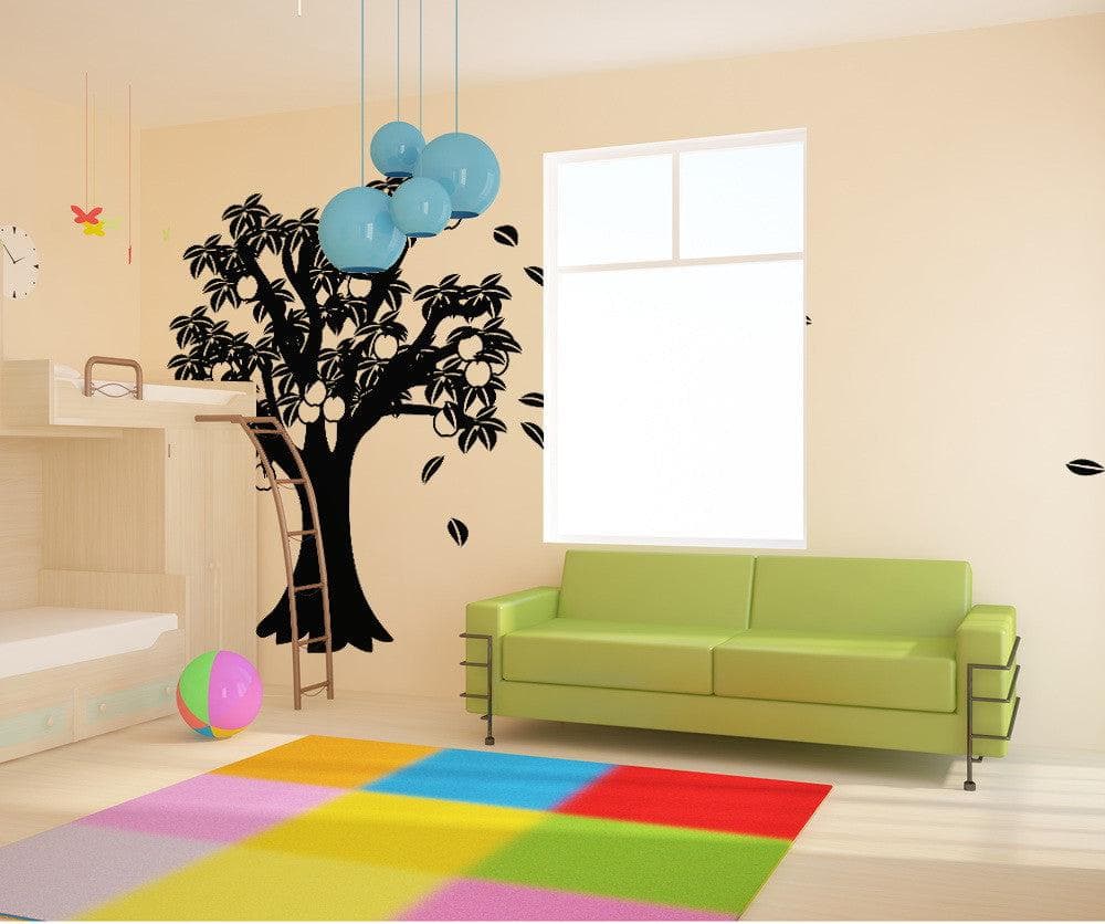 Vinyl Wall Decal Sticker Dark Apple Tree #OS_DC120