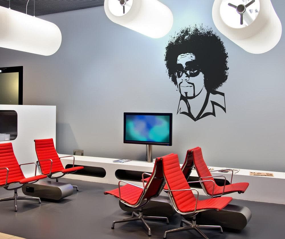Vinyl Wall Decal Sticker 1970's Afro #OS_AA160