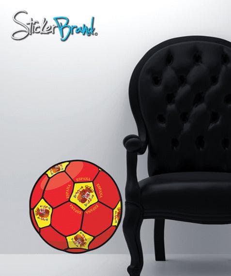 Graphic Wall Decal Sticker Football Soccer Espana Spain #JH128