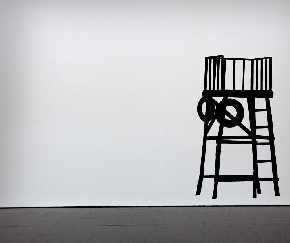 Vinyl Wall Decal Sticker Lifeguard Station #OS_MG255