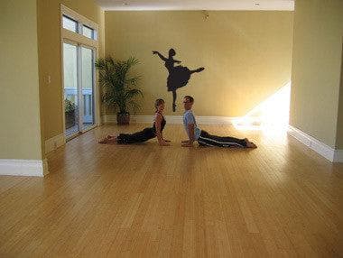 Ballerina Dancer Posing Wall Decal. #605