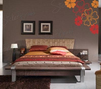 Floral Flower Patterns Wall Decal Decor. #387