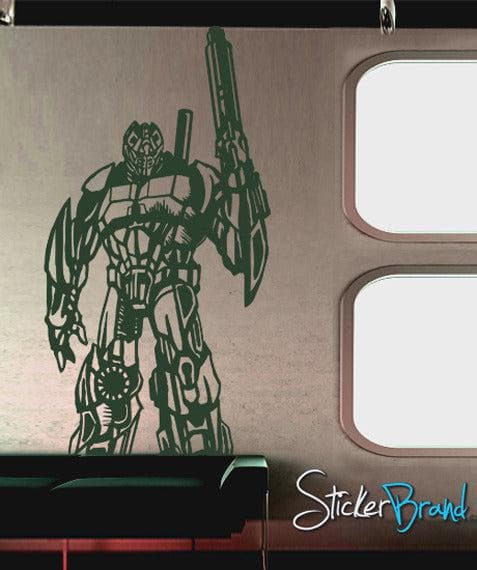 Vinyl Wall Decal Sticker Transformers Style Robot Fighter #GFoster150