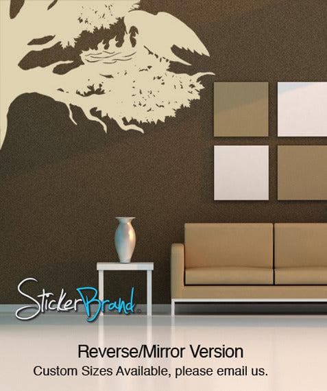 Vinyl Wall Decal Sticker Tree Bird nest #GFoster154