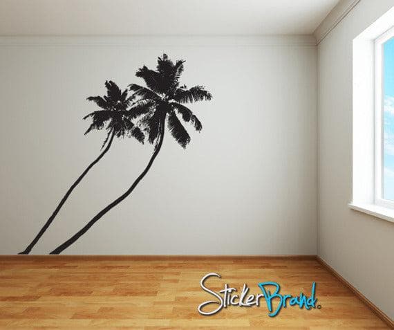 Vinyl Wall Decal Sticker Tropical Palm Trees #800