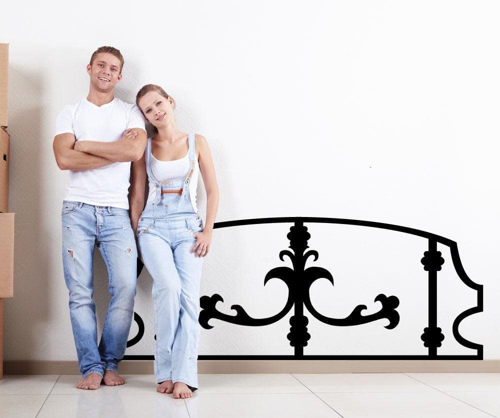 Vinyl Wall Decal Sticker Bed Frame #OS_MG181