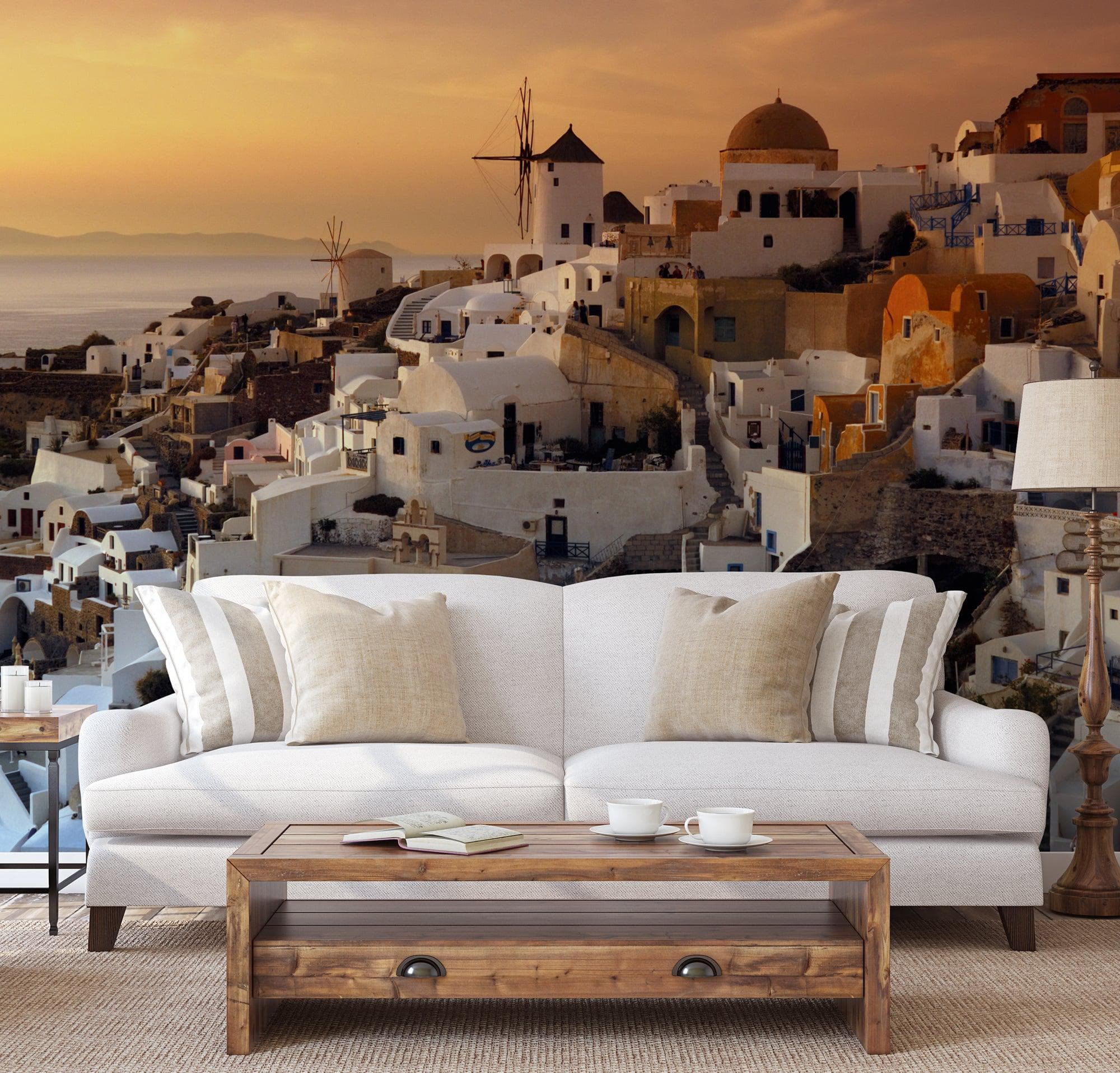 Santorini Wall Murals - StickerBrand